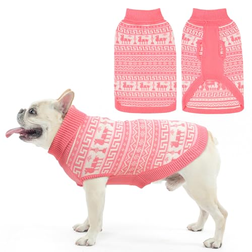 SCENEREAL Hässlicher Hundepullover für kleine, mittelgroße und große Hunde, Rosa, Größe M von SCENEREAL