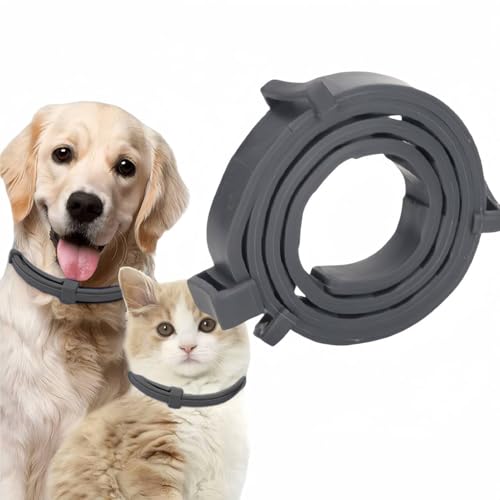 Flohhalsband für Katzen,Flohhalsband Hunde Klein,Zecken Flohschutz Halsband,Floh Zeckenhalsband für Hunde und Katzen,Wasserdicht und Verstellbar von SCOBUTY