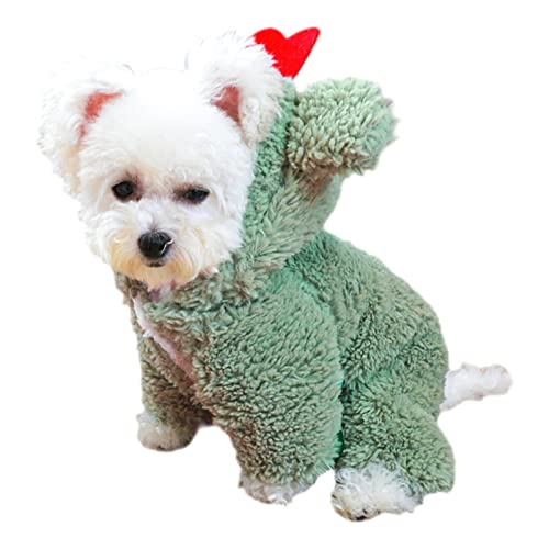 SCOOVY 10 Pcs Winterkleidung für kleine Hunde,Warmes vierbeiniges Kleidungsoutfit für kleine Hunde - Modischer, gemütlicher Kapuzenpullover, weiche und warme Welpen-Winterkleidung für Camping von SCOOVY