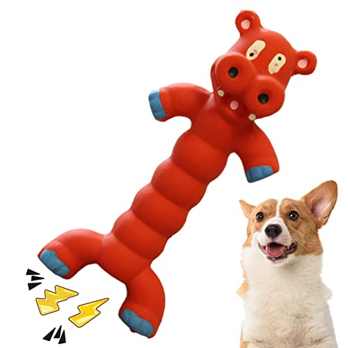 SCOOVY Quietschendes Hundespielzeug,Unzerstörbarer Hundezahnbürstenstab Quietschendes Hundespielzeug - Squeaker Chew Training Puppy Supplies, interaktives Spiel für kleine und mittelgroße Hunde von SCOOVY