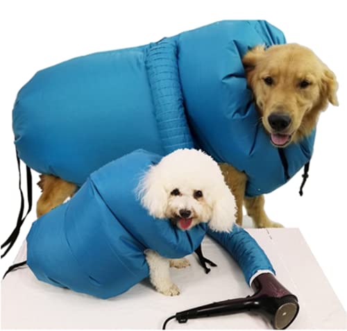SCRX Trocknungsmantel für Haustiere, Dusche, schnelle Feuchtigkeitsaufnahme, spart Zeit, einfach zu tragen und zu ziehen, bequem und schnell, geeignet für kleine und mittelgroße Hunde, Katzen (S) von SCRX
