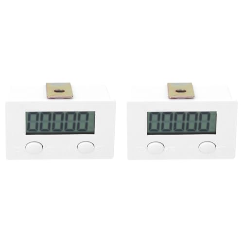 2PCS Berm 5 Ziffern UP-Zähler Magnetischer Induktionszähler Metallsensor LCD-Digitalanzeige 0-99999 Lange Batterielebensdauer Klares Panel Extern von SEAFRONT