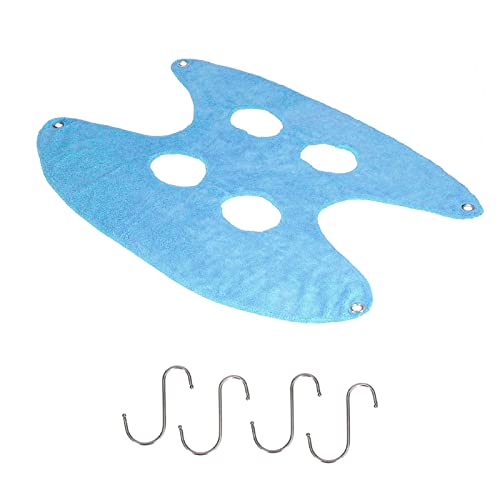 SEAFRONT Hunde-Nagelschneidegeschirr, Haustierpflege-Sling, Hundepflege-Sling-Hängematte, Multifunktionale Haustierpflege, Sicher, Waschbar, Zum Waschen Zum Baden (Blue) von SEAFRONT