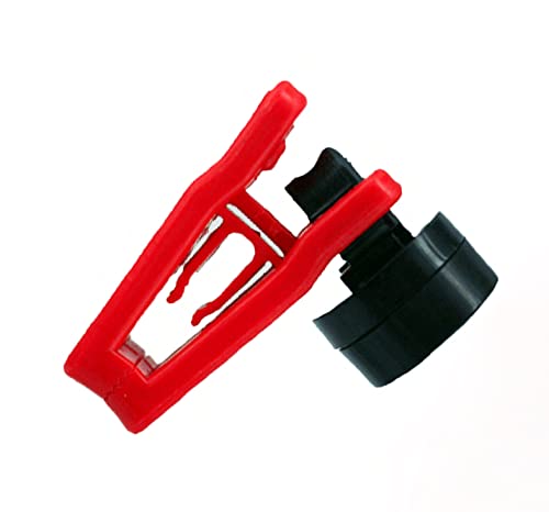 Algen-Clips für Aquarium, Aquarium, Gemüse-Futterclip, Algen-Clip für Salzwasserfische – rostet nie (rot, 1 Packung) von SEATORCH