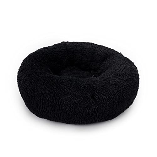 Hundebett Donut-Katzenbett für drinnen und draußen, weiches, flauschiges Haustierbett, beruhigendes Hundebett für Welpen, Schlafbett, Gelenkentlastung, Katzenkissen, Bett für kleine Hunde von SEDOXX