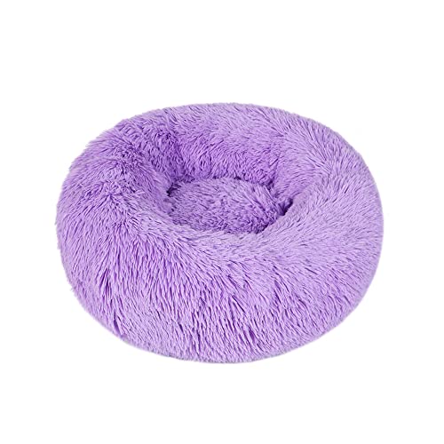 Hundebett Donut-Katzenbett für drinnen und draußen, weiches, flauschiges Haustierbett, beruhigendes Hundebett für Welpen, Schlafbett, Gelenkentlastung, Katzenkissen, Bett für kleine Hunde von SEDOXX