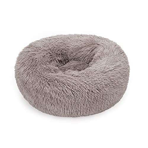 Hundebett Donut-Katzenbett für drinnen und draußen, weiches, flauschiges Haustierbett, beruhigendes Hundebett für Welpen, Schlafbett, Gelenkentlastung, Katzenkissen, Bett für kleine Hunde von SEDOXX