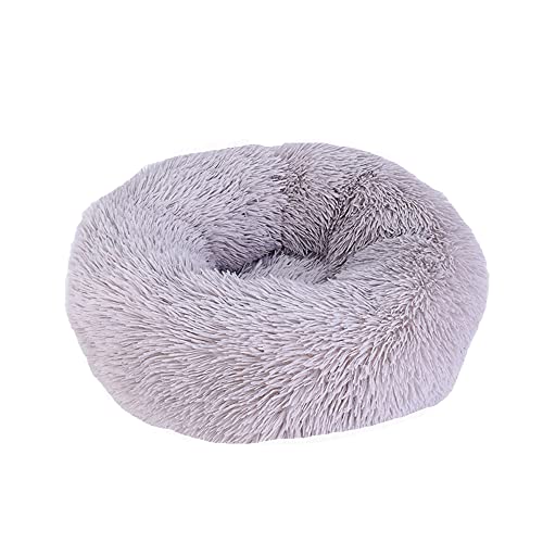 Warmes rundes Katzenbett Donut Haustierbett Plüsch gemütliches Bett Sofa Nest kleines Hundebett beruhigendes Kissen Höhle Bett für mittelgroße und große Hunde von SEDOXX