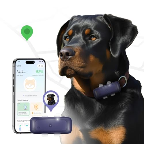 SEEWORLD P1 GPS Katze Hund Tracker für Anti verloren Keine Entfernung begrenzt wasserdicht Echtzeit-Tracking & Smart Activity Tracking Gerät passen alle Haustier Halsbänder blau von SEEWORLD