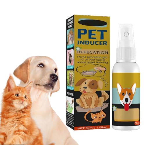 Töpfchen-Trainingsspray für Hunde,Welpen und Hunden Töpfchentraining,Hunde-PIPI-Trainer Spray für Training Töpfchentrainings Hunden,30ML Töpfchen-Hier-Trainingsspray Hundepipi Spray Training von SEGMINISMART