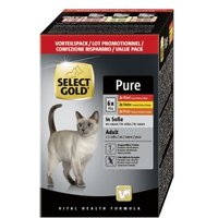 SELECT GOLD Adult Pure in Soße Multipack 6x85g von SELECT GOLD