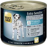 SELECT GOLD Nassfutter Hund Extra Sensitive Adult Insect 6x200 g von SELECT GOLD