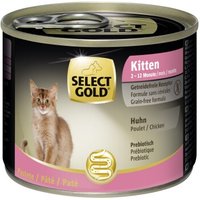 SELECT GOLD Kitten Huhn 12x200 g von SELECT GOLD