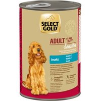 SELECT GOLD Nasfutter Hund Extra Sensitive Adult Insect 24x400 g von SELECT GOLD