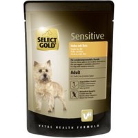 SELECT GOLD Nassfutter Hund Sensitive Adult Huhn mit Reis 24x100 g von SELECT GOLD