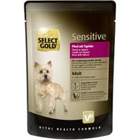 SELECT GOLD Nassfutter Hund Sensitive Adult Pferd mit Tapioka 24x100 g von SELECT GOLD