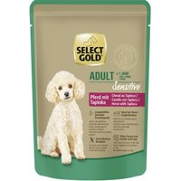 SELECT GOLD Nassfutter Hund Sensitive Adult Pferd mit Tapioka 48x100 g von SELECT GOLD