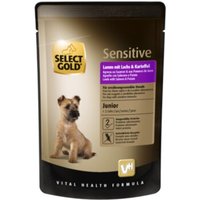 SELECT GOLD Nassfutter Hund Sensitive Junior 24x100 g von SELECT GOLD