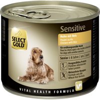 SELECT GOLD Nassfutter Hund Sensitive Senior 12x200 g von SELECT GOLD