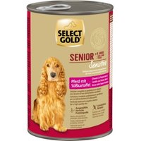 SELECT GOLD Sensitive Nassfutter Hund Senior Pferd mit Süßkartoffel 6x400 g SELECT GOLD Sensitive Nassfutter Hund Senior Pferd mit Süßkartoffel 6x400 g von SELECT GOLD