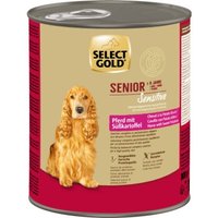 SELECT GOLD Nassfutter Hund Sensitive Senior Pferd mit Süßkartoffel 6x800 g SELECT GOLD Nassfutter Hund Sensitive Senior Pferd mit Süßkartoffel 6x800 g von SELECT GOLD