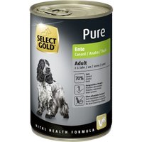 SELECT GOLD Pure Adult Ente 6x400 g von SELECT GOLD