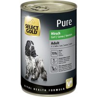 SELECT GOLD Pure Adult Hirsch 6x400 g von SELECT GOLD