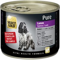 SELECT GOLD Pure Adult Lamm 12x200 g von SELECT GOLD
