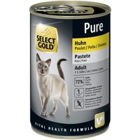 SELECT GOLD Pure Adult Paté Huhn 6x400 g von SELECT GOLD