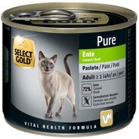 SELECT GOLD Pure Adult Paté Ente 12x200 g von SELECT GOLD