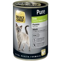 SELECT GOLD Pure Adult Paté Ente 12x400 g von SELECT GOLD