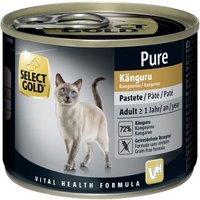 SELECT GOLD Pure Adult Paté Känguru 12x200 g von SELECT GOLD