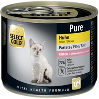 SELECT GOLD Pure Kitten Paté 12x200 g von SELECT GOLD