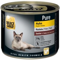 SELECT GOLD Pure Senior Paté Huhn 6x200 g von SELECT GOLD