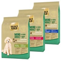 SELECT GOLD Sensitive Adult Mini Probierpaket 3x1kg Probierpaket 2, Mix-Pack von SELECT GOLD