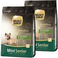 SELECT GOLD Sensitive Mini Senior Ente & Kartoffel 2x1 kg von SELECT GOLD