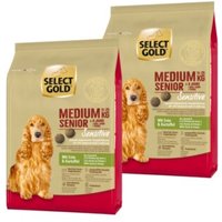 SELECT GOLD Sensitive Senior Medium Ente & Kartoffel 2x1 kg von SELECT GOLD