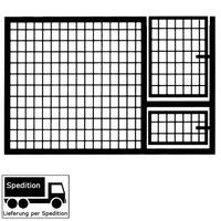 Junior-Welpenzwinger, Gitter-Element mit Doppeltür [1,5m] von SELFKANT WOLTERS GMBH