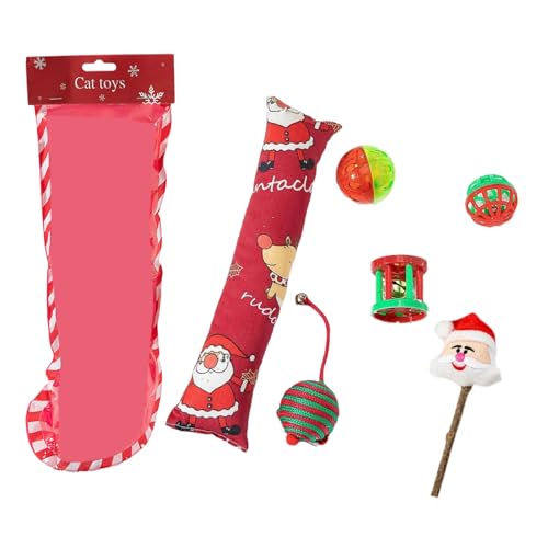 Haustierfreundliche Weihnachtsspielzeug Set Safe Bites Resistente Katzen Spielzeuginformationen Katzen Für Interaktiv Spielzeiten Mit Haustier Sortiment Haustierfreundliche Weihnachtsspielzeug Set Safe Bites Resistente Katzen Spielzeuginformationen Katzen Für Interaktiv Spielzeiten Mit Haustier Sortiment von SELiLe