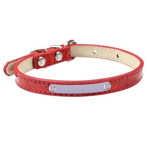 Verstellbares Halsband Katze mit DIY Gravurplatte Haustier Abnehmbar Leicht Katzenhalsbänder DIY Namensschild Telefonnummer Hundehalsband Namensschild von SELiLe