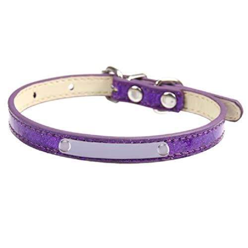 Verstellbares Halsband Katze mit DIY Gravurplatte Haustier Abnehmbar Leicht Katzenhalsbänder DIY Namensschild Telefonnummer Hundehalsband Namensschild von SELiLe