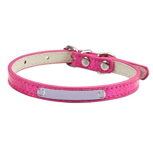 Verstellbares Halsband Katze mit DIY Gravurplatte Haustier Abnehmbar Leicht Katzenhalsbänder DIY Namensschild Telefonnummer Hundehalsband Namensschild von SELiLe