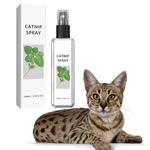 Katzenminze Spray als Spielspray für Katzen,Catnip Spray,Herbal Cat Joy,Katzenminze-Spray für Katzen,Kräuter-Katzenfreude-Spray,Katzentrainingsspray mit Katzenminze,Katzenkratzspray,100 ml von SEMINISMAR