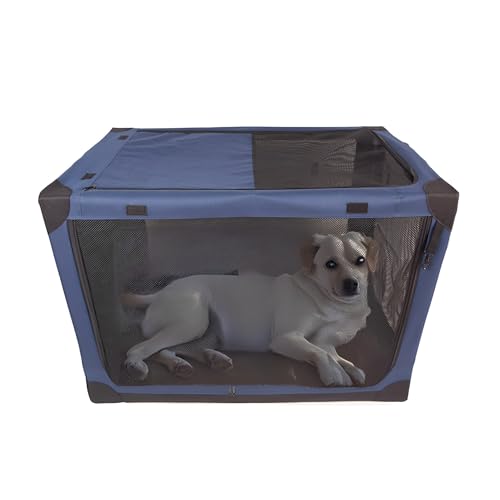 Haustier-Hundebett, Hundekäfig, Outdoor-Hundetasche, tragbare faltbare Haustierhütte, tragbare Hundebox zum Ausgehen, für drinnen und draußen, mittelgroße und große Hundekäfige (Größe: L 41,7 x 30,7 x von SENXELLWN