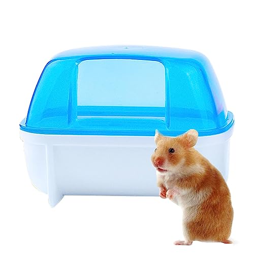 Hamster-Sandbox - Chinchilla-Staubbad - Hamsterstreu abnehmbar Badewannentoilette Stabile Badewannentoilette für Hamster Zwerghamster / Maus / Chinchilla von SENZZ