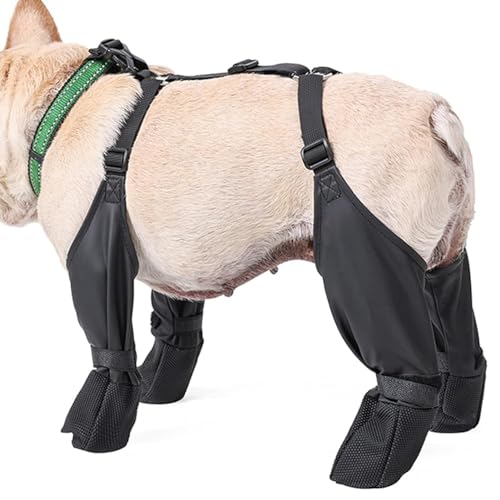 Leggings für Hundestiefel, Leggings für rutschfeste Hundestiefel, Hosenträger für Hunde, rutschfeste Kleidung für Haustiere, verstellbare Outdoor-Schuhe für Hunde von SENZZ