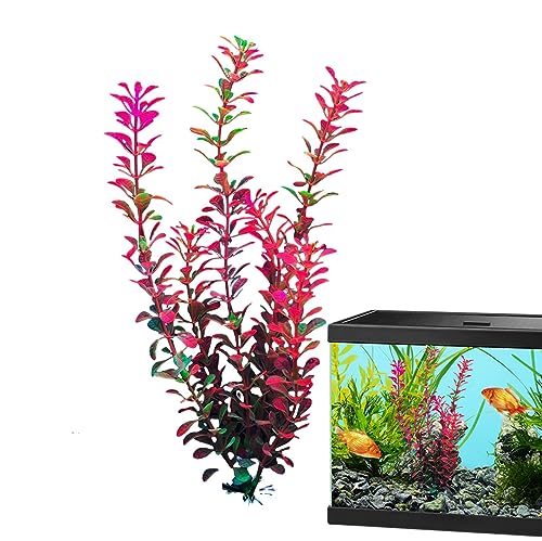 SENZZ Aquarium-Dekoration, künstliche Wasserpflanze, Aquarium-Pflanzen, dekorative Pflanzen, Aquarium-Kunststoffpflanzen, Aquarium-Dekoration für Restaurants, Wohnzimmer, Hotels und Häuser von SENZZ