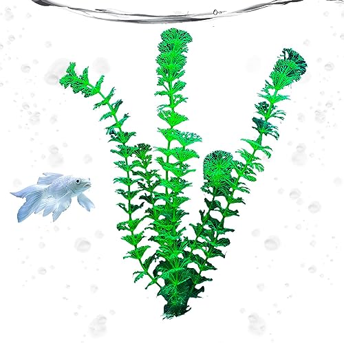 SENZZ Aquarium-Dekoration, künstliche Wasserpflanze, Aquarium-Pflanzen, dekorative Pflanzen, Aquarium-Kunststoffpflanzen, Aquarium-Dekoration für Restaurants, Wohnzimmer, Hotels und Häuser von SENZZ