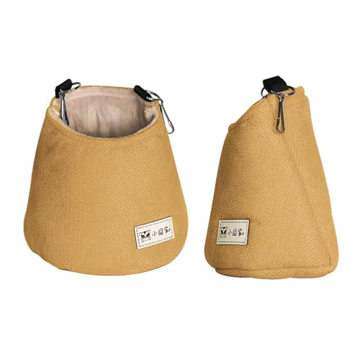 Sugar Glider Pouch – Sugar-Gleiter-Hängematten-Tasche | warmes Bett für Hamster | Kleintiere abnehmbare Nestmatte | warmes Fleece-Nest | Baumwollnest für Hamster Syrischer Hamster Sack Schaukel von SENZZ