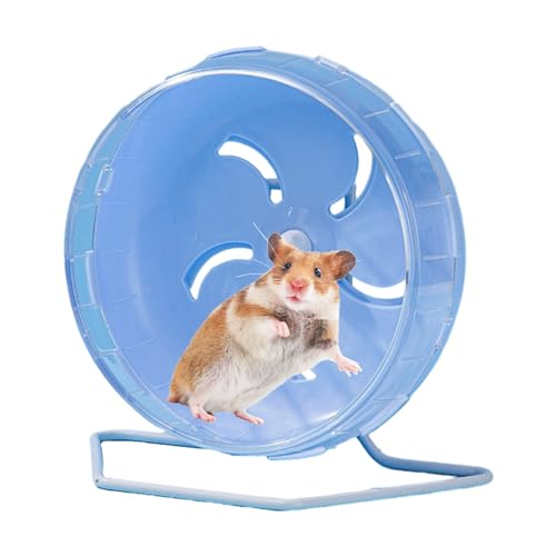 Zwerghamsterrad, geräuschloses Hamsterrad - Gerbil Wheel Laufrad | Übungsräder für Hamster | Spielzeug für Kleintiere | Leiser Spinner | Laufrad 5,5 von SENZZ